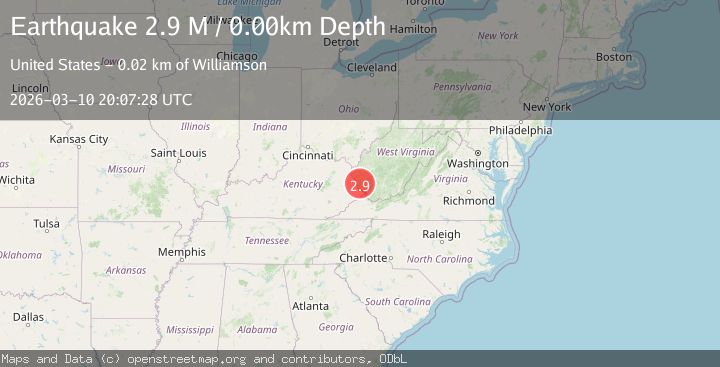 Map of West Virginia