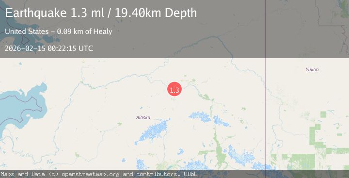 Map of Central Alaska