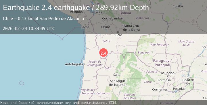 Map of Potosi, Bolivia