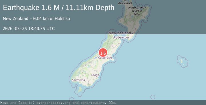 Map of Selwyn District, New Zealand