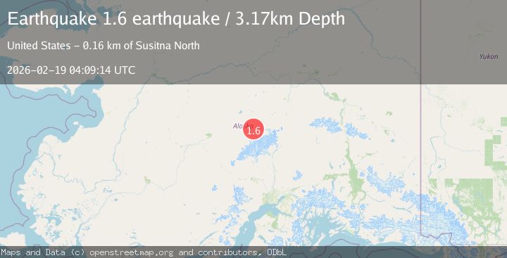 Map of Central Alaska