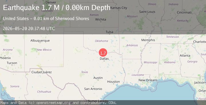 Map of central Texas