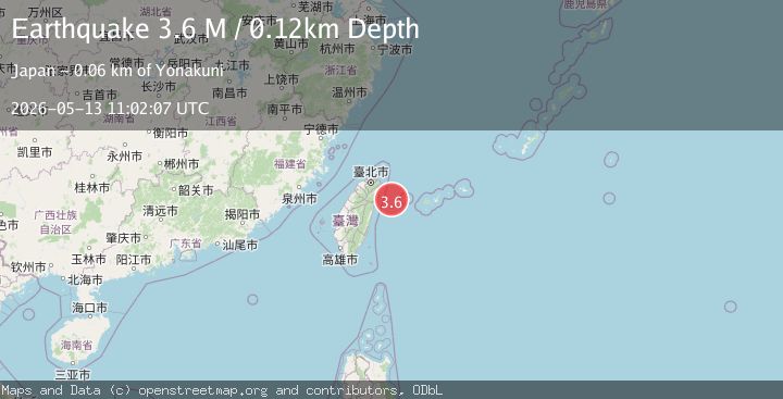 Map of Taiwan region