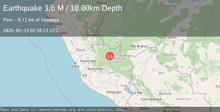 Map of central Peru