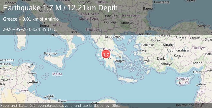 Map of Near the coast of Greece