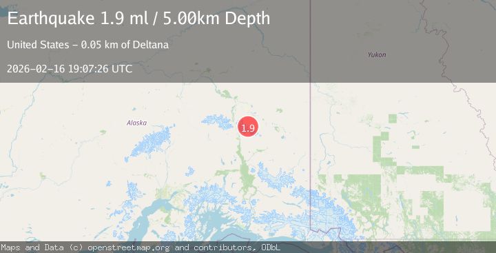 Map of Central Alaska