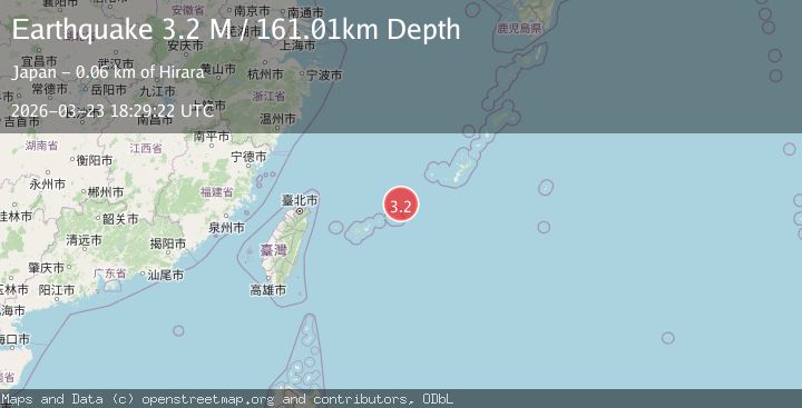 Map of southwestern Ryukyu Islands, Japan