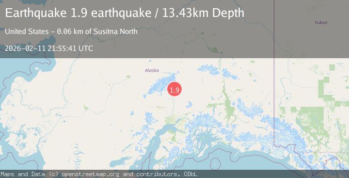Map of Central Alaska