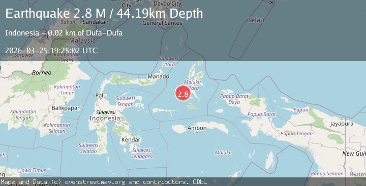 Map of Kepulauan Sula, Indonesia