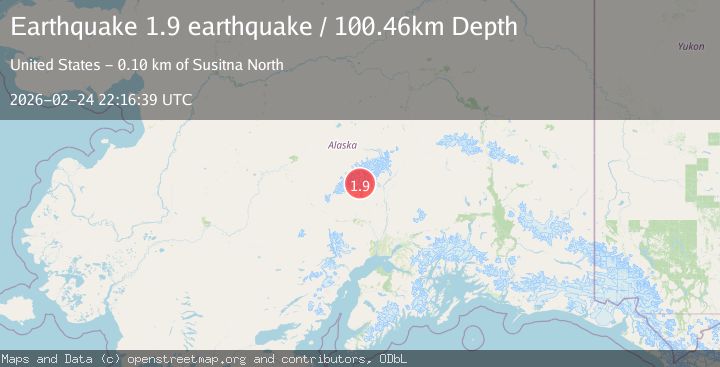 Map of Central Alaska