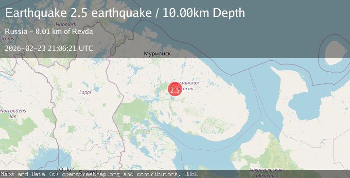 Map of northwestern Russia