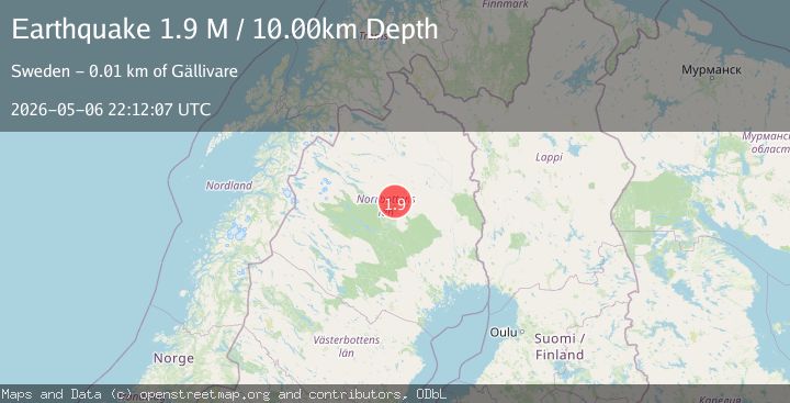 Map of Sweden