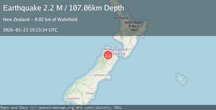 Map of Tasman District, New Zealand