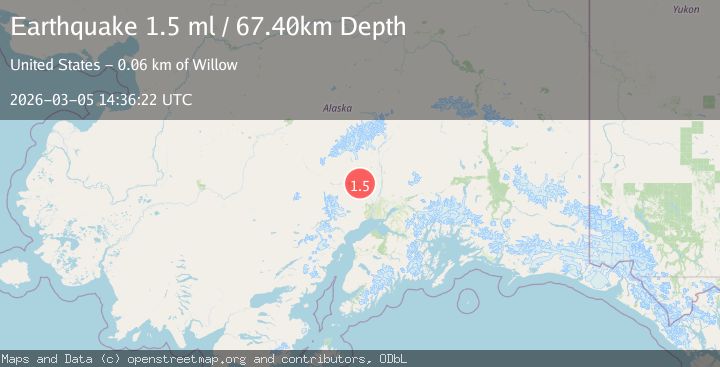 Map of Southern Alaska