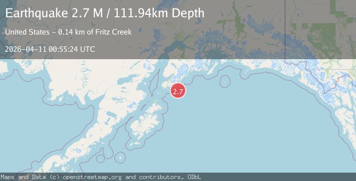 Map of Kenai Peninsula, Alaska