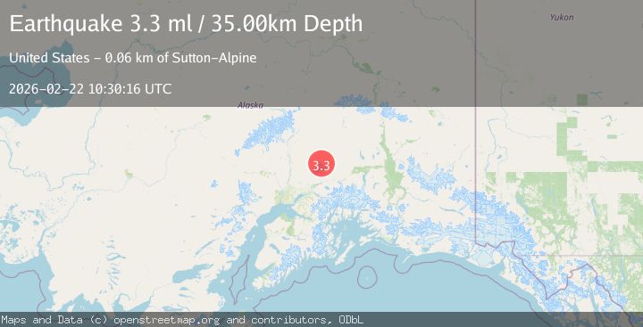Map of Central Alaska