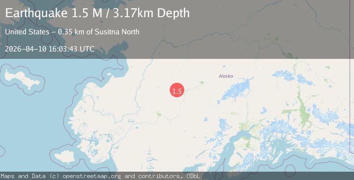 Map of Central Alaska