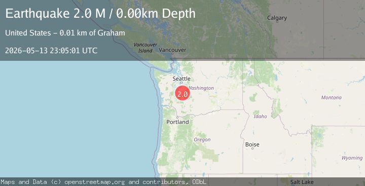 Map of Puget Sound region, Washington
