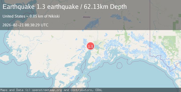 Map of Southern Alaska