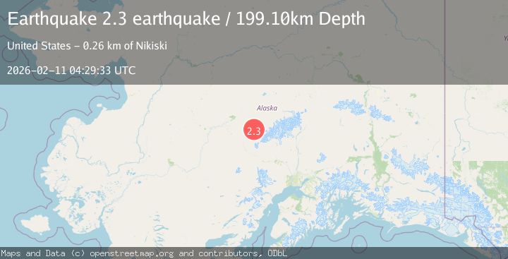 Map of Central Alaska