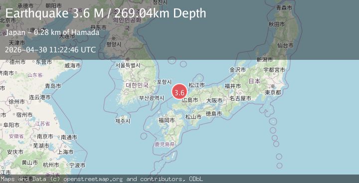 Map of Sea of Japan
