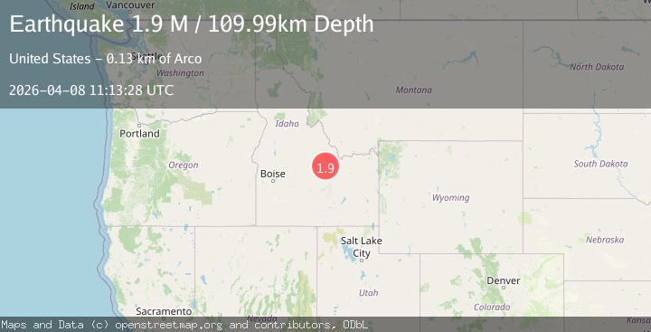 Map of southern Idaho