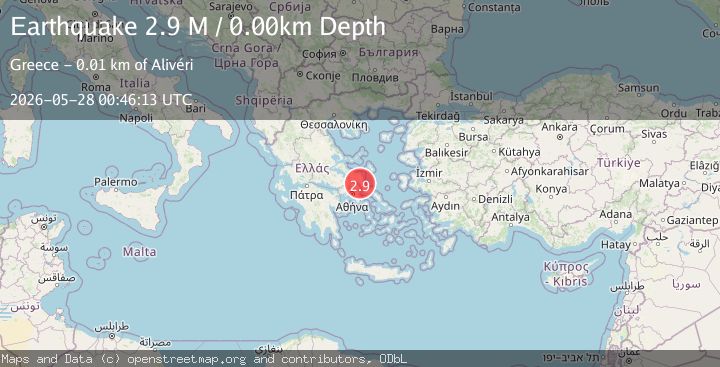 Map of Central Greece
