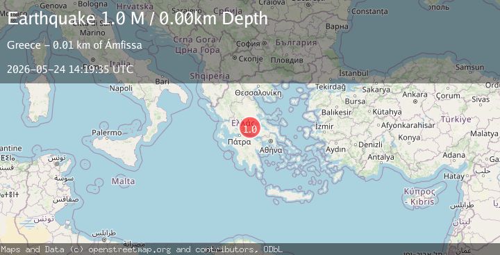 Map of Central Greece