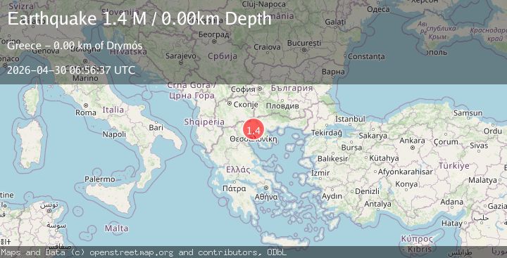 Map of Central Macedonia Region, Greece