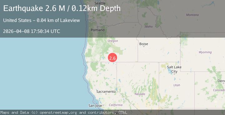 Map of Oregon