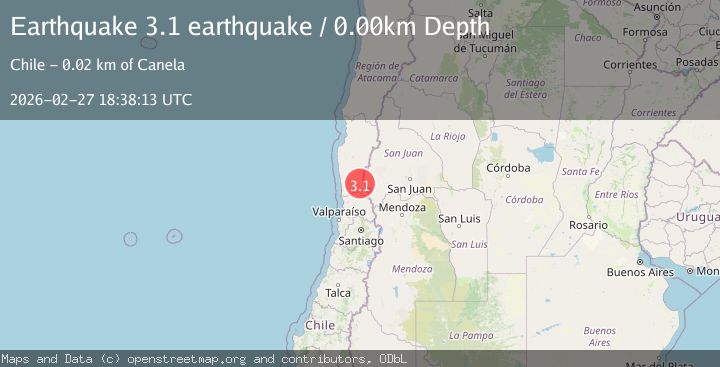Map of Coquimbo, Chile