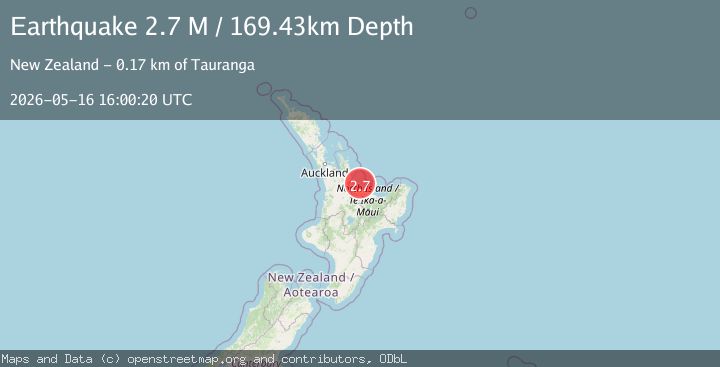 Map of North Island of New Zealand