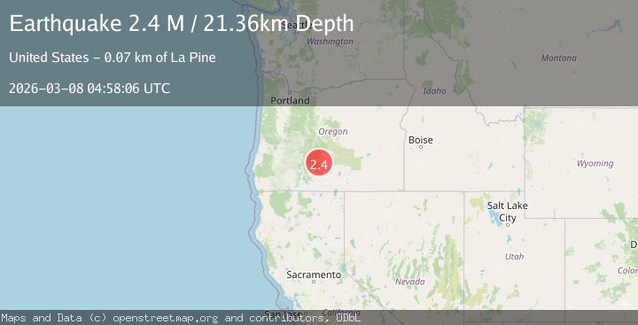 Map of Oregon