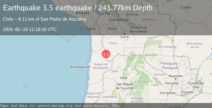 Map of Potosi, Bolivia