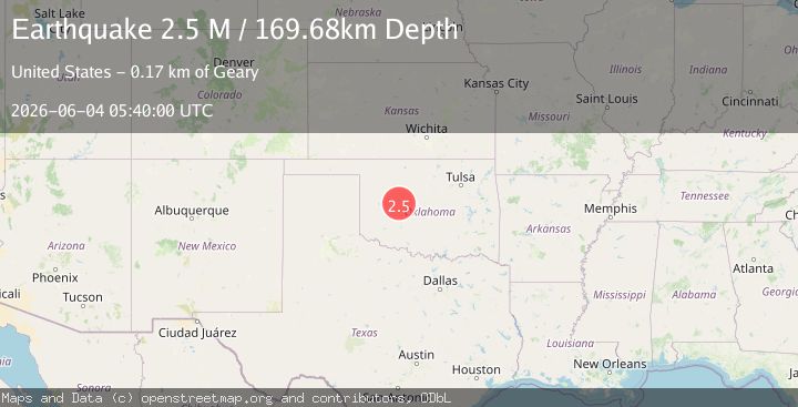 Map of Oklahoma