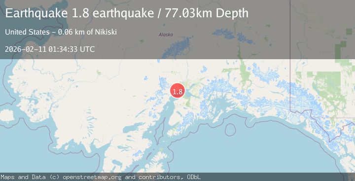 Map of Southern Alaska