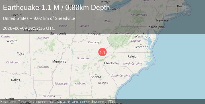 Map of Tennessee