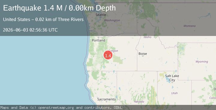 Map of Oregon