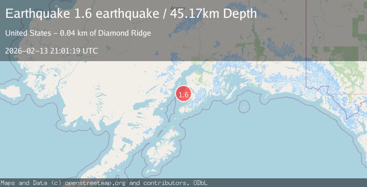 Map of Kenai Peninsula, Alaska