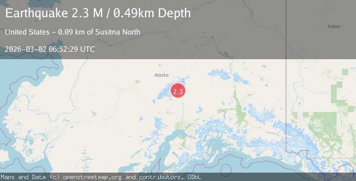 Map of Central Alaska