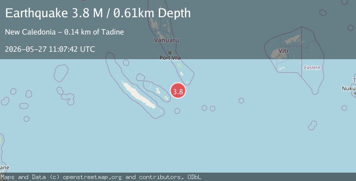 Map of Vanuatu