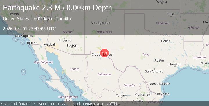 Map of New Mexico-Texas-Chihuahua border region