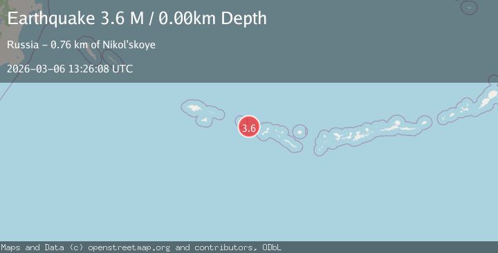 Map of Rat Islands, Aleutian Islands, Alaska