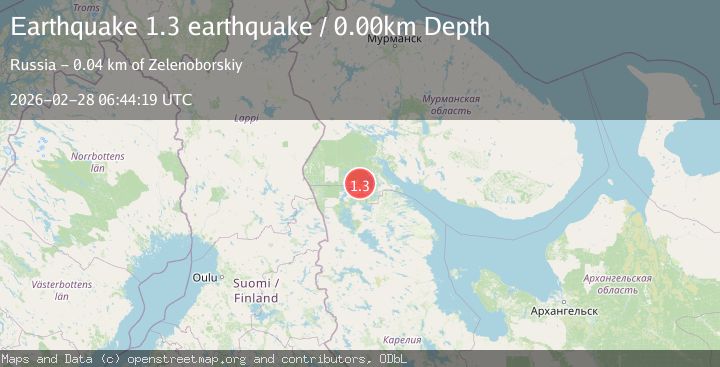 Map of northwestern Russia