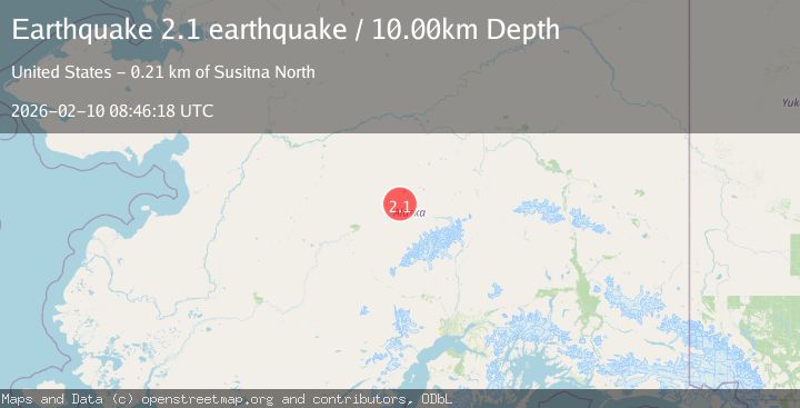 Map of Central Alaska