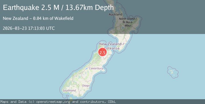 Map of Tasman District, New Zealand