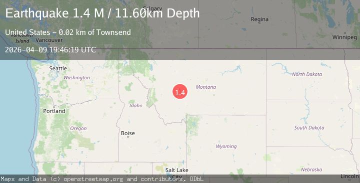 Map of western Montana