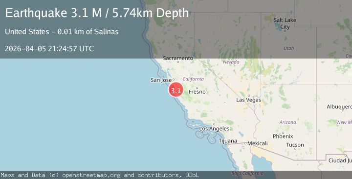 Map of Central California
