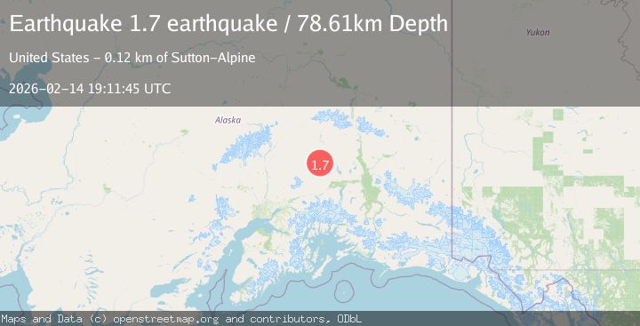 Map of Central Alaska