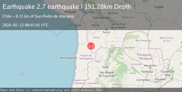 Map of Potosi, Bolivia
